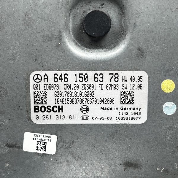 Блок керування двигуном на Мерседес Спрінтер W 906 2.2 cdi OM 646 А6461506378