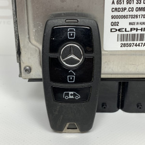 Блок управления двигателя с ключом на Mercedes Sprinter W 907 / W 910 А6519003603 А6519013302
