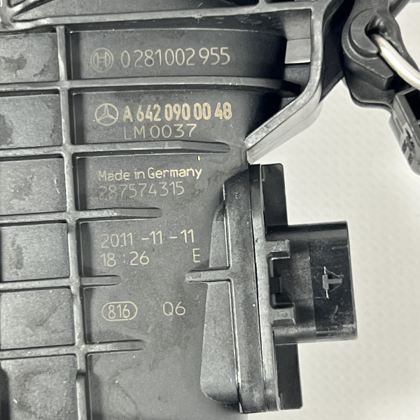 Патрубок впускний (ЧАЙКА ЛАСТОЧКА) на Мерседес 3.0 CDI OM 642 V6 A6420901642 - A6420900048