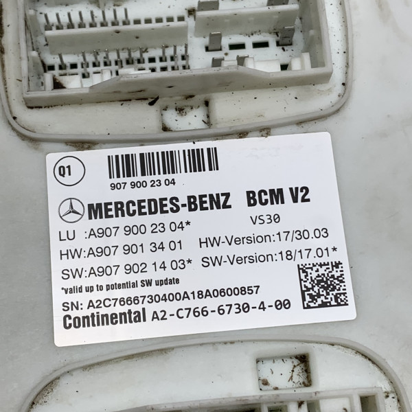 Блок комфорта BCM V2 - модуль SAM / САМ А9079002304 на Mercedes Sprinter W 907 / W 910