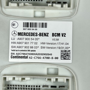Блок комфорту BCM V2 - модуль SAM САМ на Мерседес Спрінтер W 907 / W 910 А9079005405