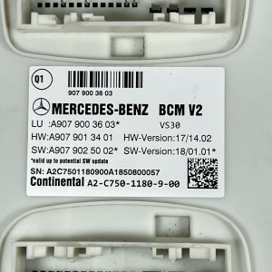 Блок комфорту BCM V2 - модуль SAM САМ на Мерседес Спрінтер W 907 / W 910 А9079003603