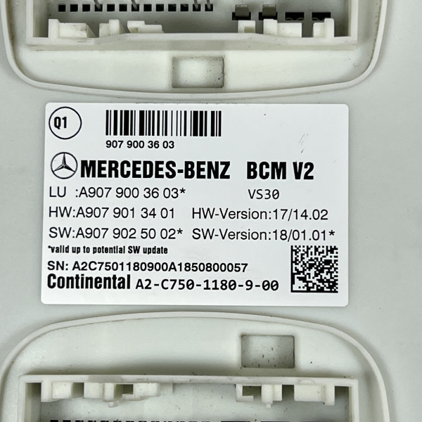 Блок комфорта BCM V2 - модуль SAM САМ на Mercedes Sprinter W 907 / W 910 А9079003603