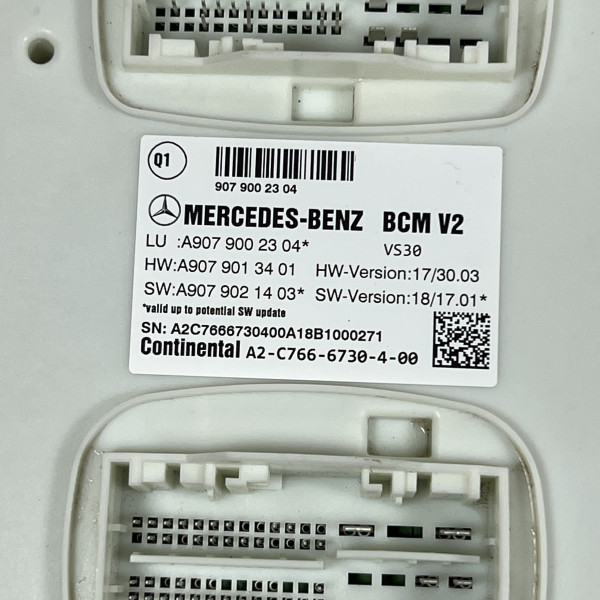 Блок комфорта BCM V2 - модуль SAM САМ на Mercedes Sprinter W 907 / W 910 А9079002304