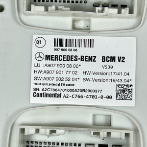 Блок комфорту BCM V2 - модуль SAM САМ на Мерседес Спрінтер W 907 / W 910 А9079000806