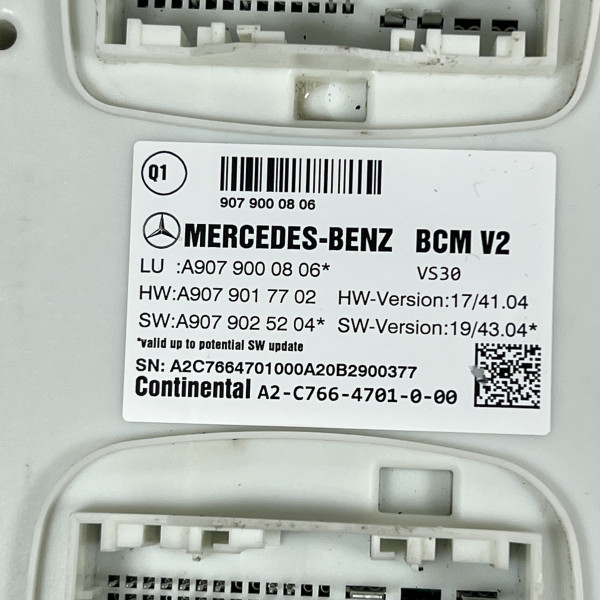 Блок комфорту BCM V2 - модуль SAM САМ на Мерседес Спрінтер W 907 / W 910 А9079000806