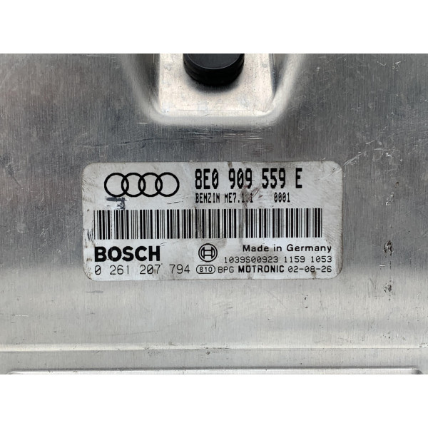 Блок управління двигуном 0261207794 Ауді A6 комп'ютер AUDI A4 8E0909559E 3.0L