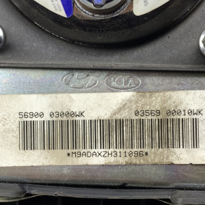 Подушка безопасности в руль AirBag руля Kia Sportage 5690003000WK