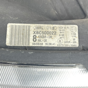 Фара передня права Ленд Ровер Діскавері 3 XBC500022