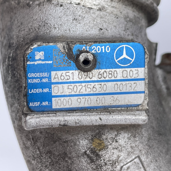 Турбіна на Мерседес Спрінтер W 906 2.2 CDI OM 651 А6510906080 А6510900980