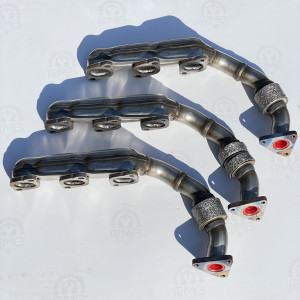 A6421400809 Колектор випускний правий R на 3.0 OM642 V6 на Мерседес Спрінтер 319 519 W906 W907 (без упакування)