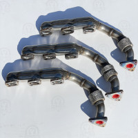 Выпускной коллектор правый R на Mercedes Sprinter W906 W907 3.0 OM642 V6 A6421400809 (без упаковки)