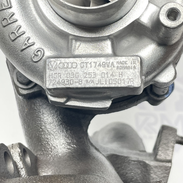 Турбіна на Фольксваген Тауран 2.0 ТДІ, Гольф, Пасат Б6, Шкода Октавія ІІ, Ауді А3, Сеат Леон, Сеат Толедо ІІІ, Сеат Альтеа  GT1749VA  HGR 03G 253 014 H   724930-8 Турбіна на Фольксваген Тауран 2.0 ТДІ, Гольф, Пасат Б6, Шкода Октавія ІІ, Ауді А3, Сеат Леон, Сеат Толедо ІІІ, Сеат Альтеа  GT1749VA  HGR 03G 253 014 H   724930-8