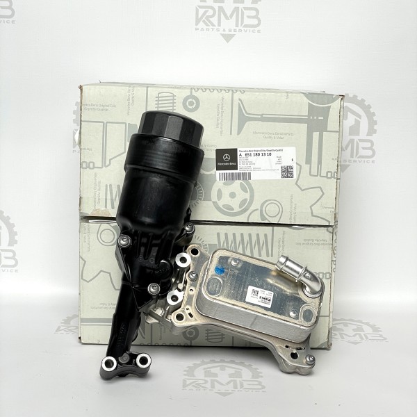 A6511801310 Теплообмінник Корпус масляного фільтра 2.2 OM651 на Мерседес GLE W166 C W204 W205 GLK X204 E W212 W213 S W221 W222 GLC X253