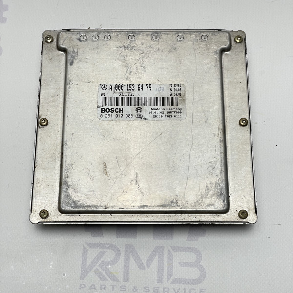 Блок управления двигателем (ЭБУ) на Mercedes C-class W203 2.2 CDI A0001536479 0281010908 CR2.11