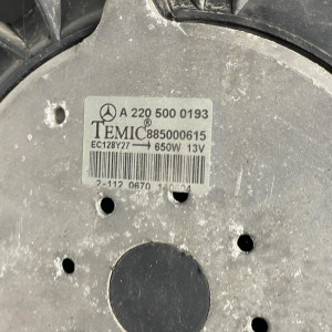 A2115000993 Вентилятор охлаждения двигателя на Mercedes E320 Е-class W211 3.2 OM648 650 Вт A2205000193