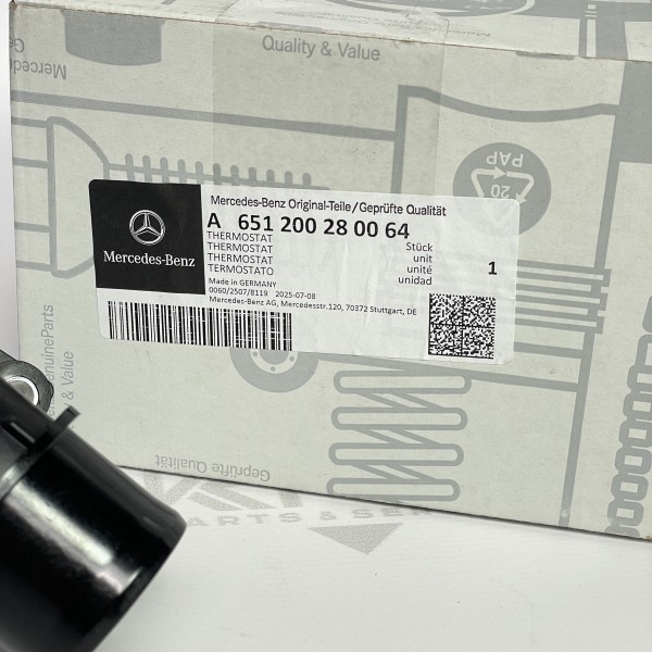 A651200280064 Термостат 2.2 OM651 на Mercedes GLE W166 C W204 W205 GLK X204 E W212 W213 S W221 W222 GLC X253