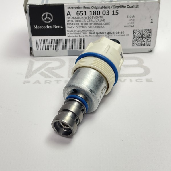 A6511800315 Oil pressure control valve 2.2 OM651 for Mercedes Sprinter W906 / W907 / Vito W639, W447