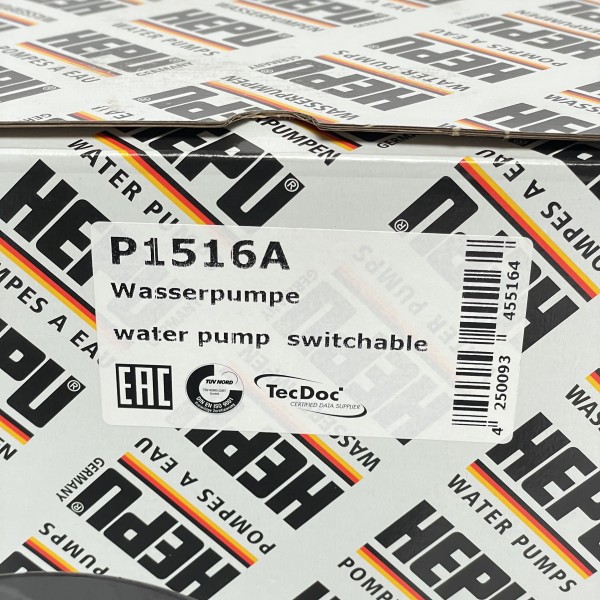 P1516A HEPU vacuum-controlled coolant pump 2.2 OM651 for Mercedes Sprinter W 906 / W 907 А6512002301, А651200020