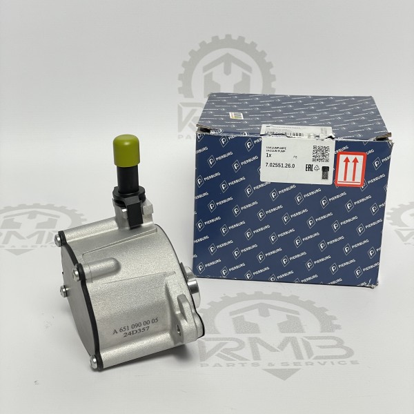 A6510900005 Вакуумный насос Pierburg 7.02551.26.0 для 2.2 CDI OM651 на Mercedes Sprinter W 906 313 316 513 516 / W907 314 315 316