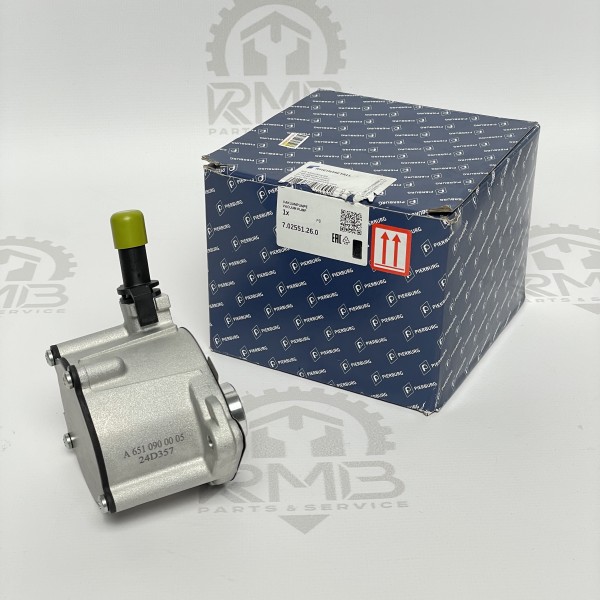 A6510900005 Вакуумный насос Pierburg 7.02551.26.0 для 2.2 CDI OM651 на Mercedes CLA / GLA / GLK / ML / SLK / Vito / Viano