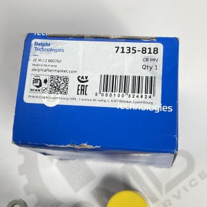  7135-818 Регулятор тиску палива ТНВД Delphi 2.2 CDI OM651 на Мерседес Спрінтер W 906 / W907 / Vito W639 W447