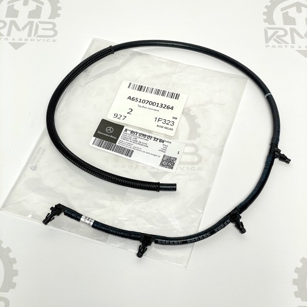 A651070013264 Трубка обратного хода форсунок 2.2 CDI OM651 на Mercedes Sprinter  W 906 / W 907 / Vito W639 W447