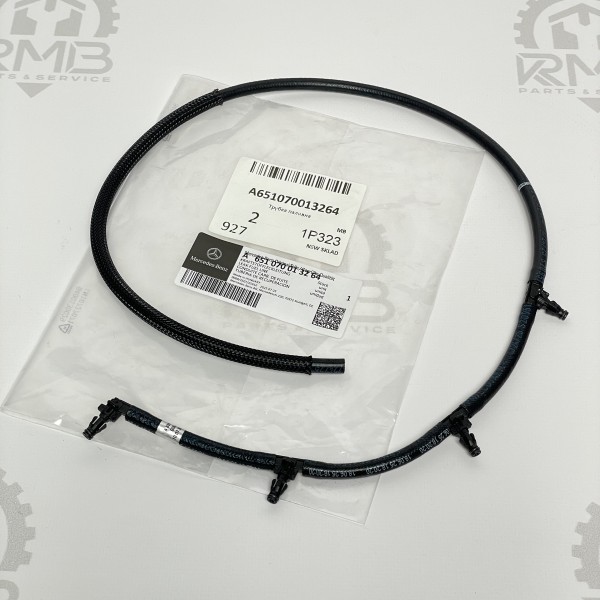 A651070013264 Трубка обратного хода форсунок 2.2 CDI OM651 на Mercedes Sprinter  W 906 / W 907 / Vito W639 W447