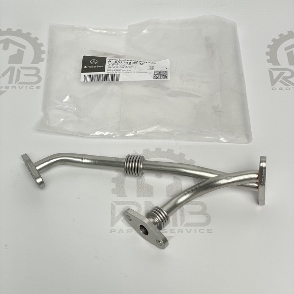 A6511800722 Трубка слива масла из турбины 2.2 CDI OM651 на Mercedes Sprinter W 906 / W 907