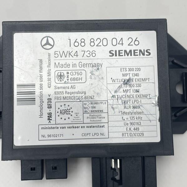 A1688200426 Блок управления центральным замком FBS на Mercedes A-Class W168