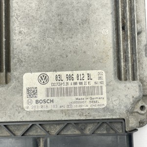 03L906012BL Блок управления двигателем 2.0 TDI на Volkswagen Crafter 2.0 TDI, 120 kW, BOSCH 0281018183