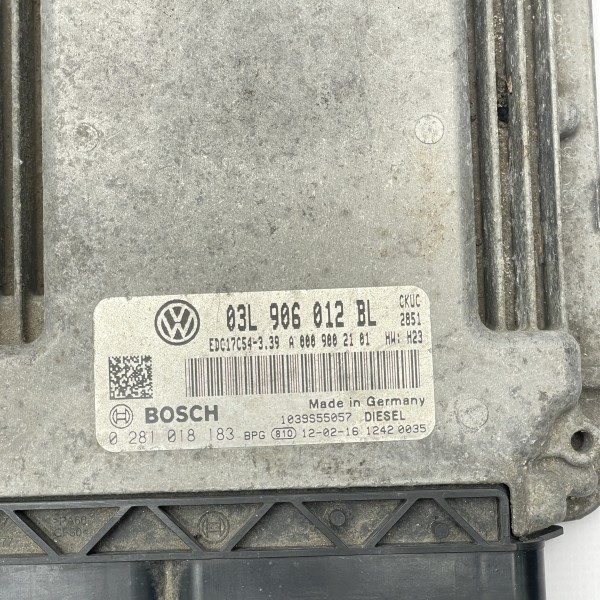 03L906012BL Блок управління двигуном 2.0 TDI на Фольксваген Крафтер 2.0 TDI, 120 kW, BOSCH 0281018183