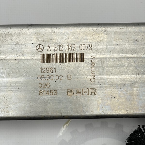 A6121420079 Радиатор теплообменник системы EGR Behr 2.7 CDI OM612 на Mercedes ML270 W163
