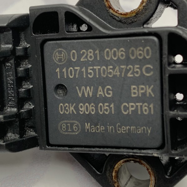 03K906051 Датчик давления наддува турбины на Volkswagen Crafter 2.0 TDI 03K906051 Датчик давления наддува турбины на Volkswagen Crafter 2.0 TDI