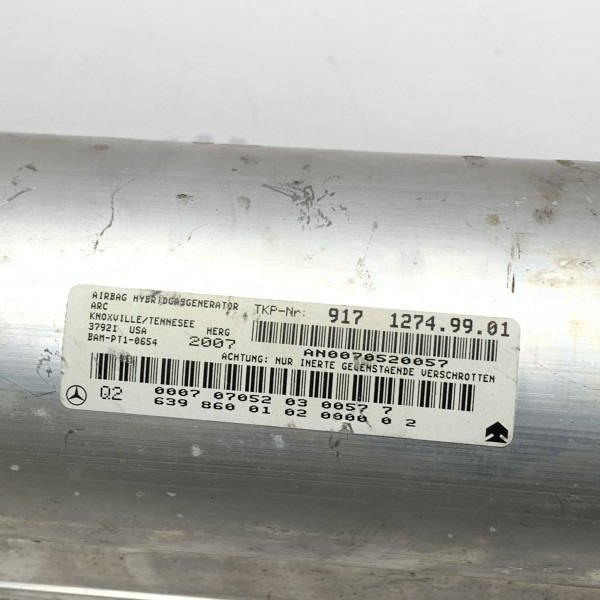 A6398600102 Подушка безопасности пассажира в приборной панели Airbag на Mercedes V-Class / Vito / Viano W639