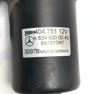 A6398200040 Моторчик склоочисника переднього лобового скла на Мерседес Віто / Віано W639