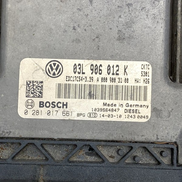 03L906012K Блок управления двигателем ЭБУ на Volkswagen Crafter 2.0 TDI 03L906012K Блок управления двигателем ЭБУ на Volkswagen Crafter 2.0 TDI