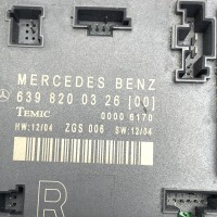 A6398200326 Блок управления комфортом дверей правый R на Mercedes Vito / Viano W 639