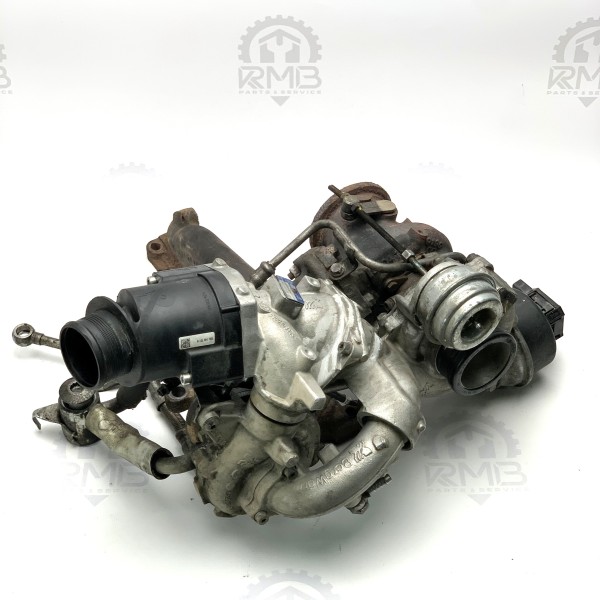 03L145715B Турбина турбокомпрессора Bi-Turbo на Volkswagen Crafter 2.0 TDI