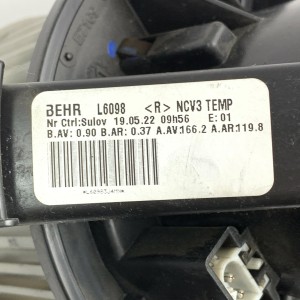  L6098 Моторчик пічки вентилятор салону під кондиціонер, оригінал, Європа, ліве кермо на Мерседес Спрінтер W 906 / Фольксваген Крафтер
