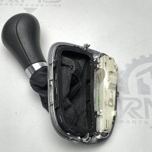 A2032672088 Automatic transmission shift knob with decorative frame and cover, DEFECTIVE for Mercedes C-Class W203