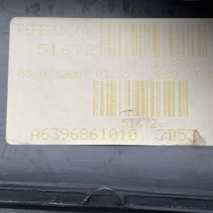 A6396861010 Накладка порога передня права на Мерседес Віто / Віано W 639
