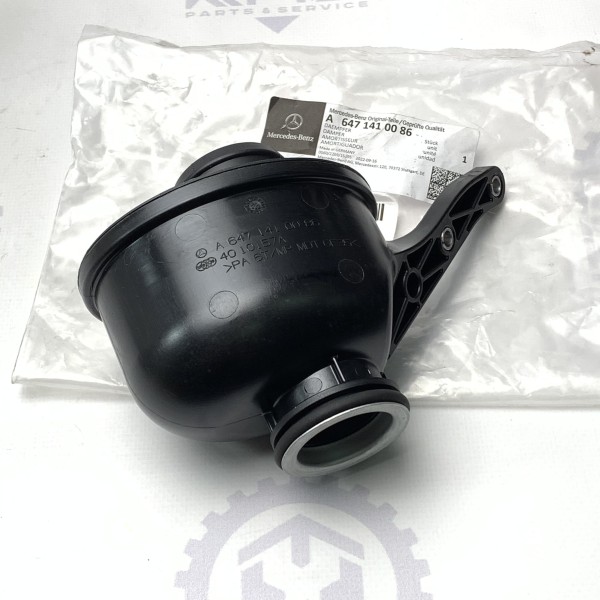 A6471410086 Глушитель турбинных газов, резонатор турбины на Dodge Sprinter 2.7 CDI OM647
