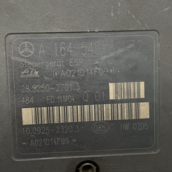 A1645458232 Блок управления ABS ESP (электронная часть) на Mercedes ML-class W164 R W251 A1645458232 Блок управления ABS ESP (электронная часть) на Mercedes ML-class W164 R W251