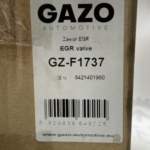 A6421401960 GZ-F1737 Клапан EGR GAZO OEM на Mercedes ML W164 / GL X164 / R W251 / C W204 / E W212 / GLK X204   3.0 CDI  OM642