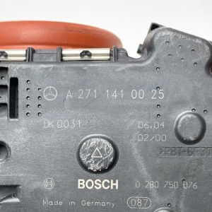 A2711410025 Дроссельная заслонка на Mercedes 1.8 Kompressor M271 C W203 / C W204 / CLK W209 / E W211 SLK R171