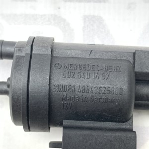 A0025401497 Электромагнитный вакуумный клапан EGR на Mercedes 1.8 Kompressor M271 C W203 / C W204 / CLK W209 / E W211 / SLK R171 / CLS W219