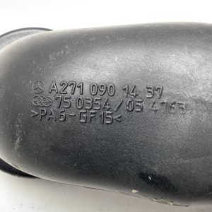 A2710901437 Патрубок воздухозаборника на Mercedes 1.8 Kompressor M271 C W203 / C W204 / CLK W209 / E W211 / SLK R171 / CLC CL203