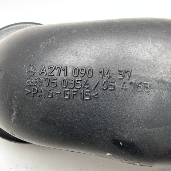 A2710901437 Патрубок воздухозаборника на Mercedes 1.8 Kompressor M271 C W203 / C W204 / CLK W209 / E W211 / SLK R171 / CLC CL203 A2710901437 Патрубок воздухозаборника на Mercedes 1.8 Kompressor M271 C W203 / C W204 / CLK W209 / E W211 / SLK R171 / CLC CL203