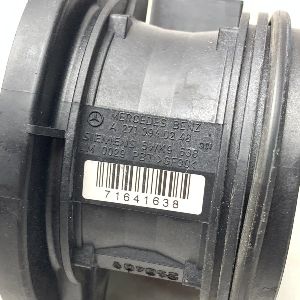 A2710940248 Расходомер воздуха на Mercedes1.8 Kompressor M271 C W203 / C W204 / CLK W209 / E W211 / SLK R171 / CLC CL203 A2710940248 Расходомер воздуха на Mercedes1.8 Kompressor M271 C W203 / C W204 / CLK W209 / E W211 / SLK R171 / CLC CL203